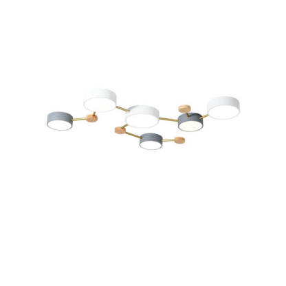 Scandinavian Minimalist Flush Mount Light