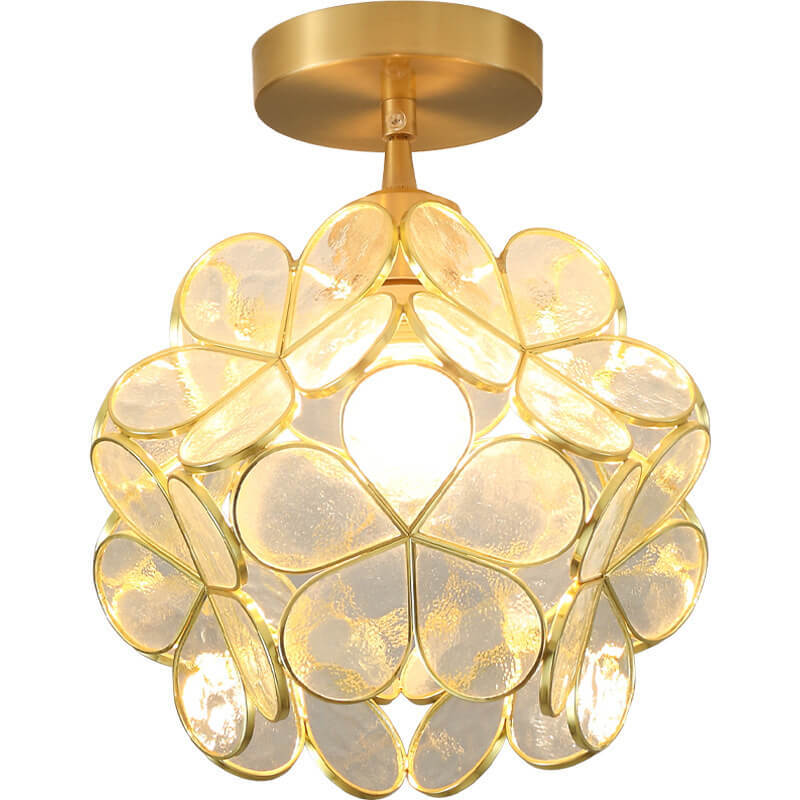 New Japanese Manual Petal Aisle Ceiling Light