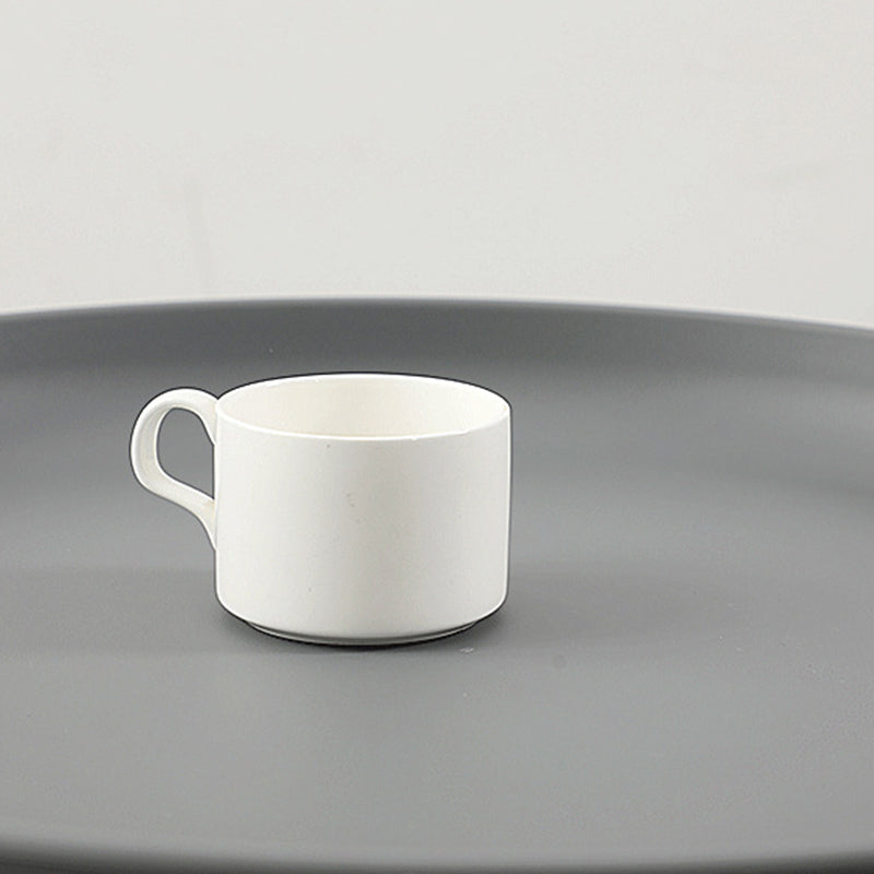 Scandinavian Round Plastic End Table