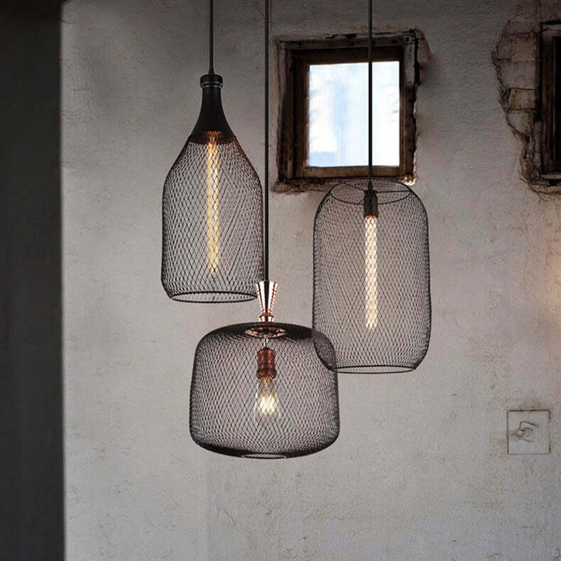 Industrial Cylindrical Pendant Light