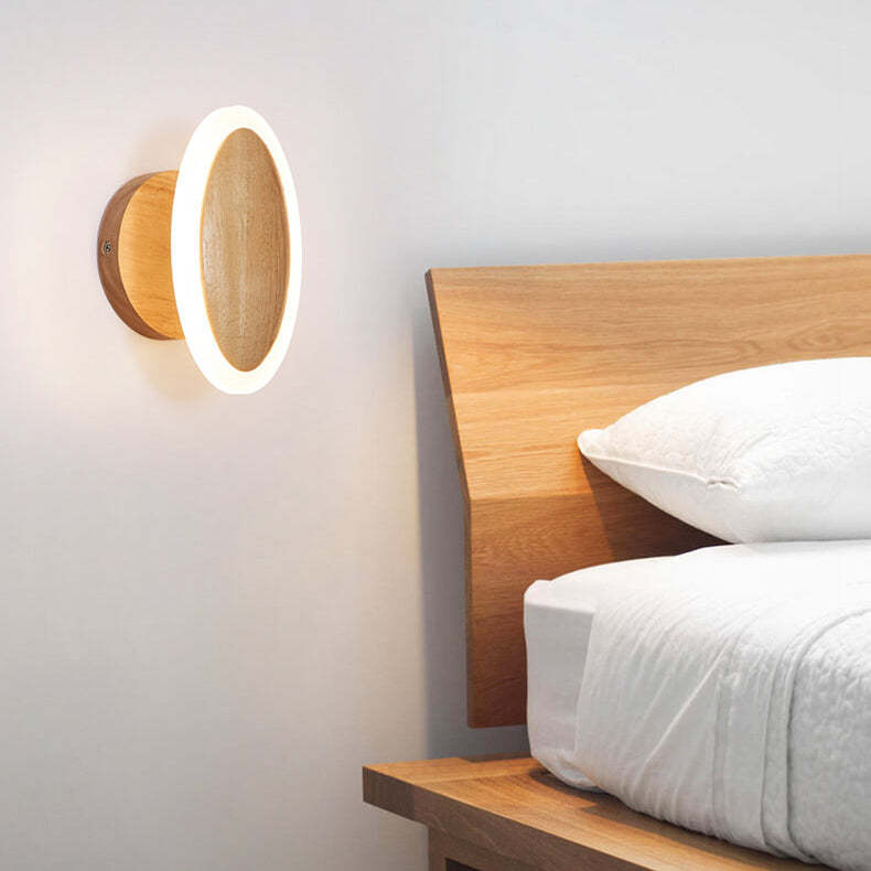 Minimalist Log Oval LED Ceiling Light