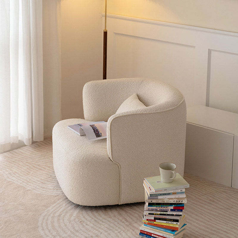 Nordic Lambswool Backrest Sofa