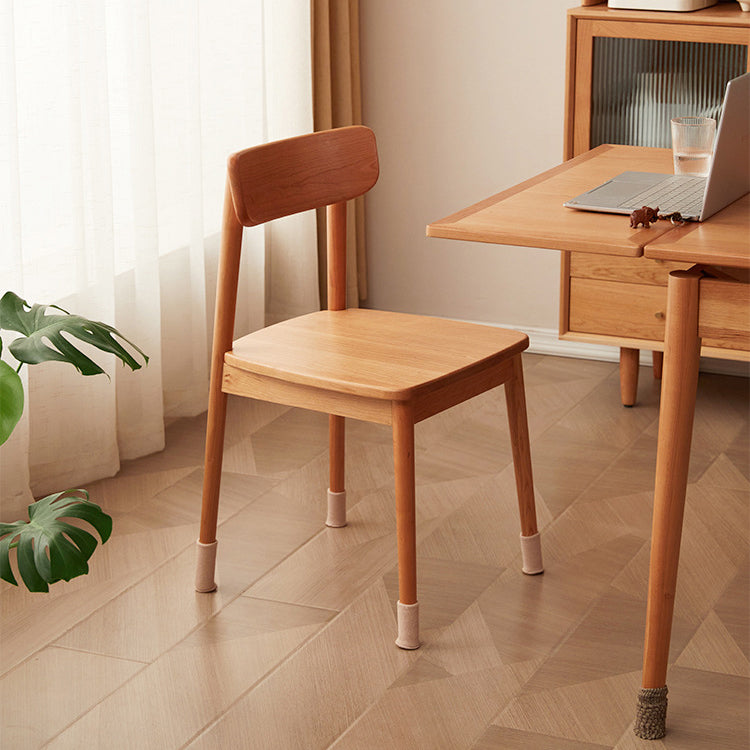 Wood nordic rectangular accent chairs