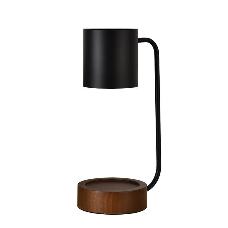 Japanese Wood Timing Dimming Melting Wax Table Lamp — Timing + Dimming / White / 220V-240V For UK/AU