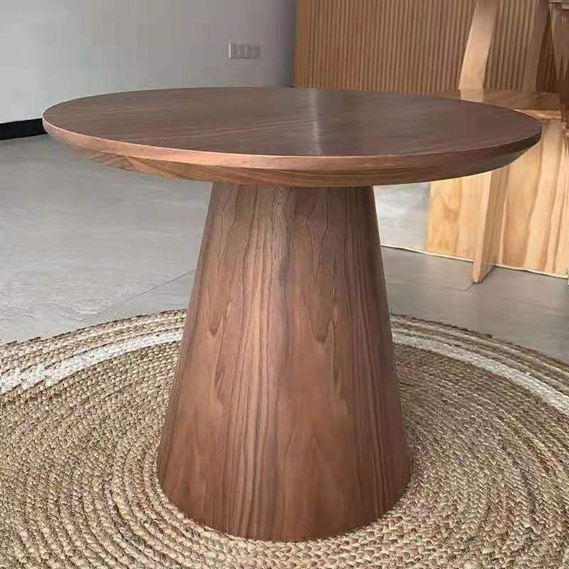 Nordic Cone Column Wood Coffee Table