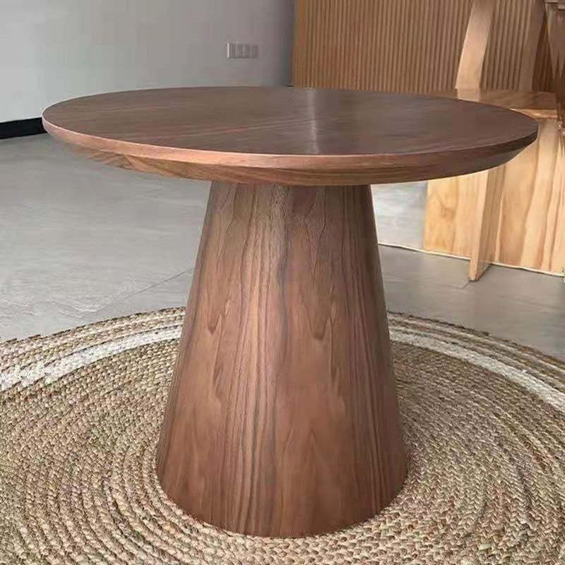 Nordic Cone Column Wood Coffee Table