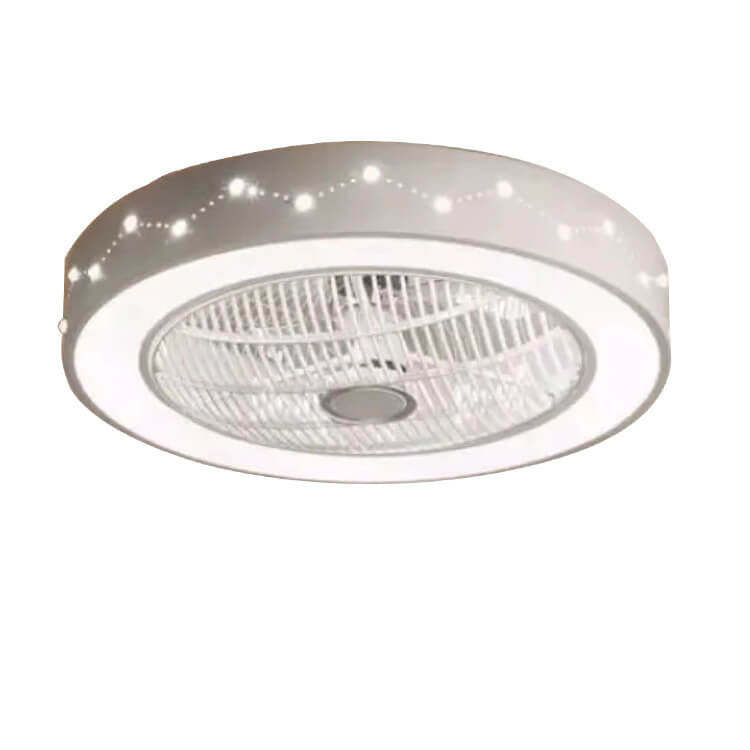 Nordic Galaxy Enclosed Flush Mount Ceiling Fan