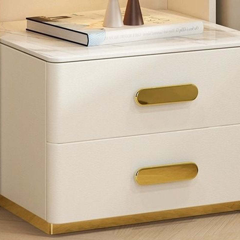 Contemporary Rock Nightstand 2-Drawer