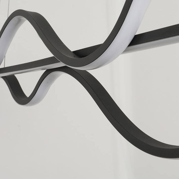 Minimalist Lines LED Island Chandelier