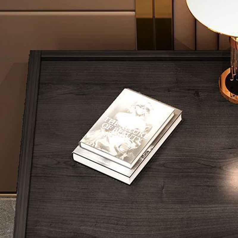 Minimalist Faux Panel 1-Drawer Nightstand