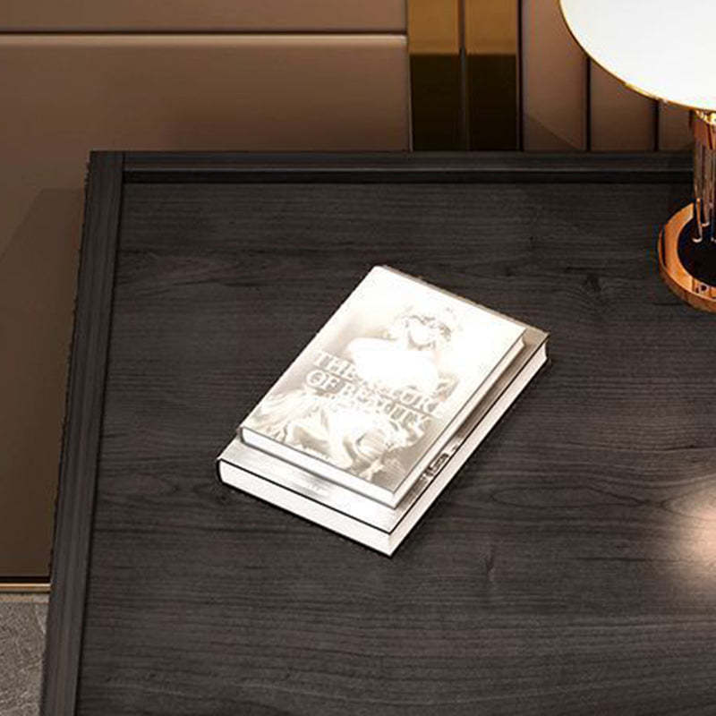 Minimalist Faux Panel 1-Drawer Nightstand