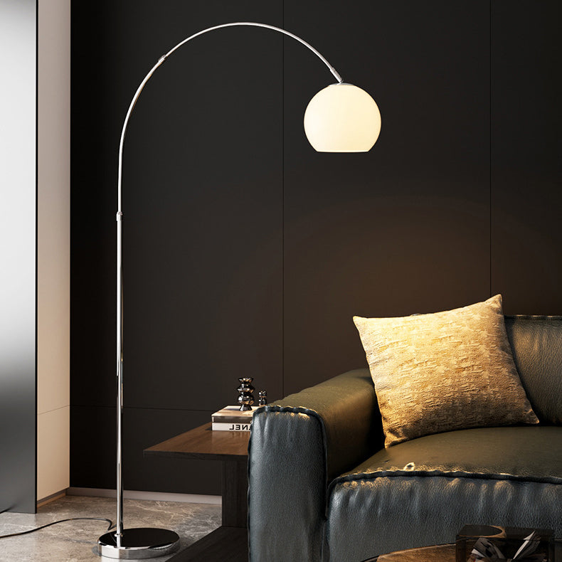Lighom nordic round rod iron floor lamps — Warm White (3000K) / Orange / 220V-240V (UK/AU)