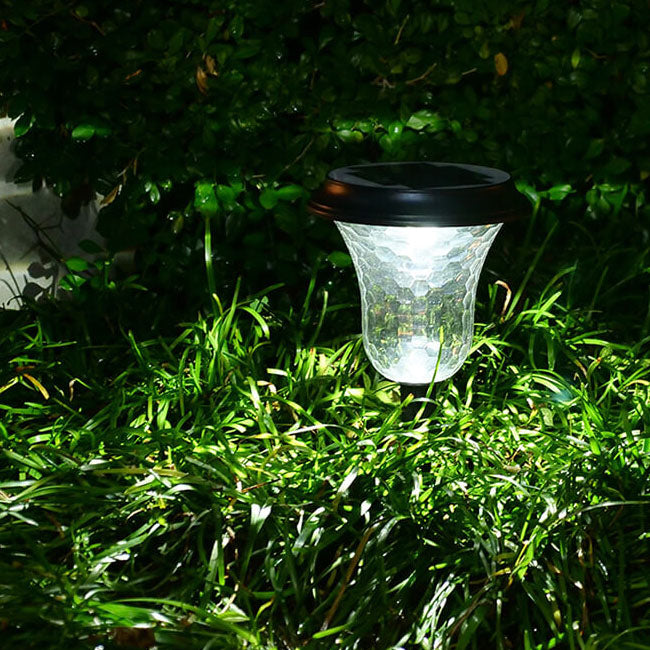 Modern Solar Cylinder Aluminum LED Outdoor Light