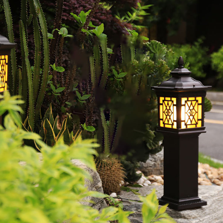 Chinese Palace Roof Pillar Aluminum Landscape
