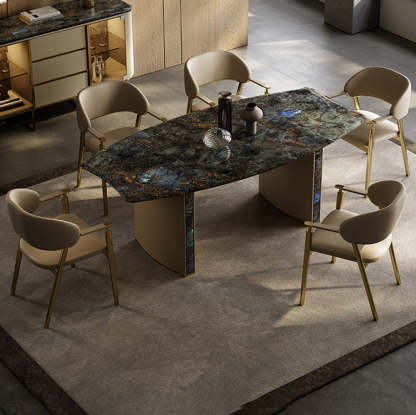 Modern Microfiber Leather Metal Dining Chair