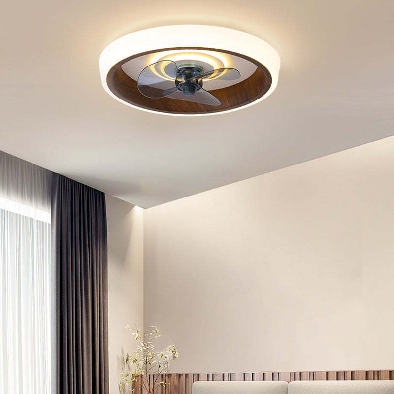Minimalist Grain Aluminum Flush Mount Ceiling