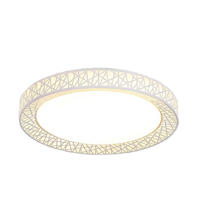 Modern Bird's Nest Iron LED Flush Mount Light