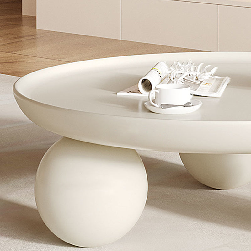 Contemporary Disc Orb Metal Coffee Table