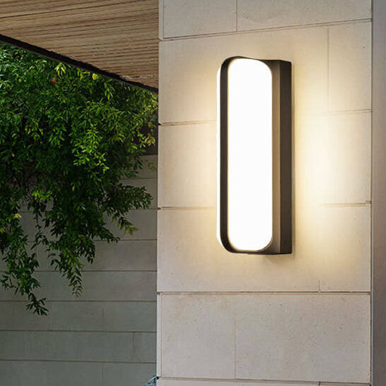 European Retro Die-Cast Aluminum Patio Wall Sconce