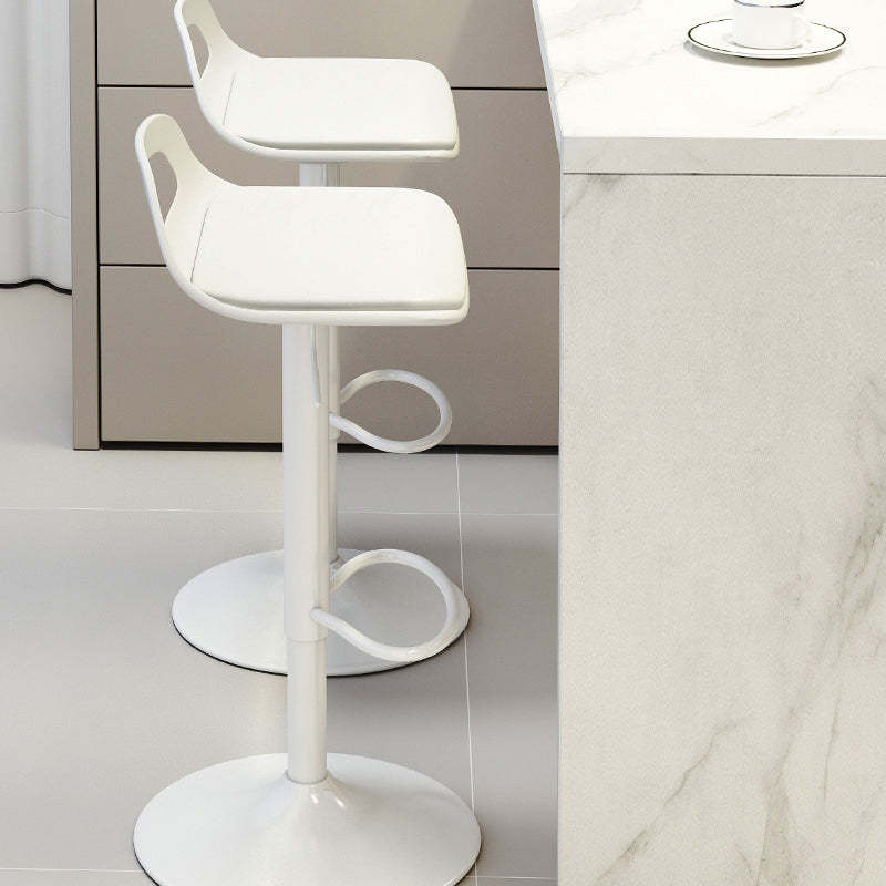 Minimalist Plastic Metal Bar Stool