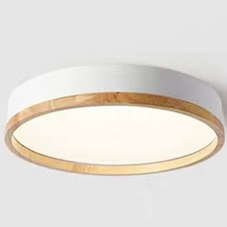 Macaron Round Acrylic LED Flush Mount Light