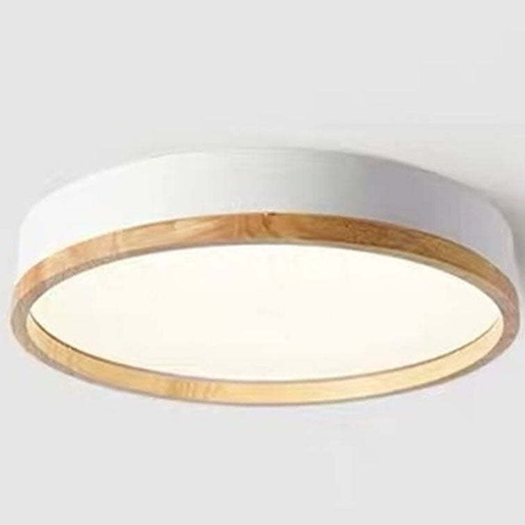 Macaron Round Acrylic LED Flush Mount Light