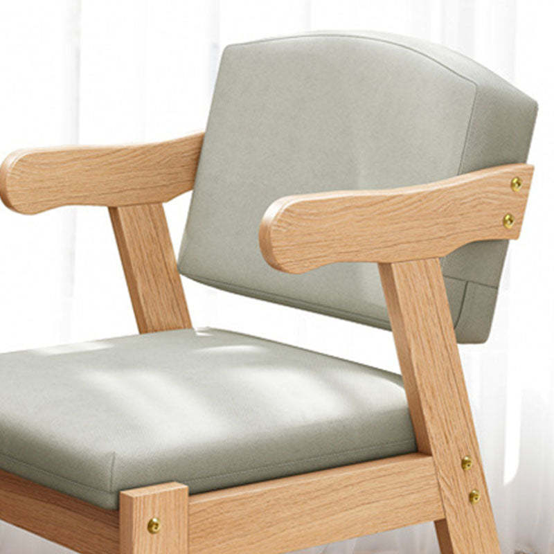 Nordic Wood Fabric Armchair