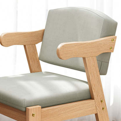 Nordic Wood Fabric Armchair