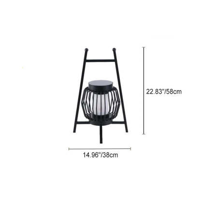 Solar Modern Cage Outdoor Landscape Light