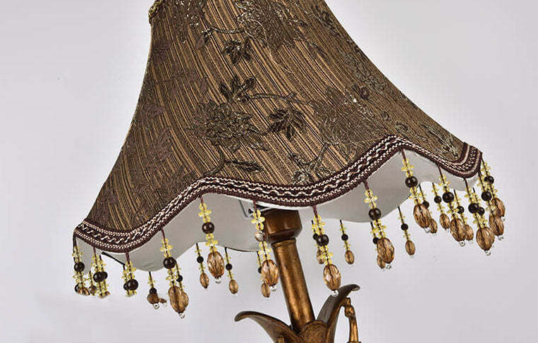 Modern Luxury Retro Tassel Resin Lamp