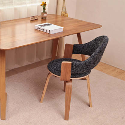Nordic PU Leather Ergonomic Swivel Desk Chair