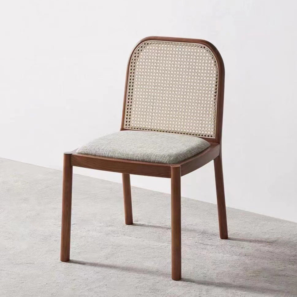 Wood traditional woven dining chairs & benches