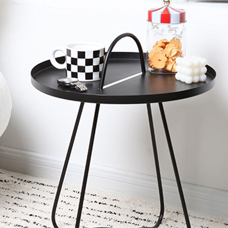Minimalist Round Metal Coffee Table