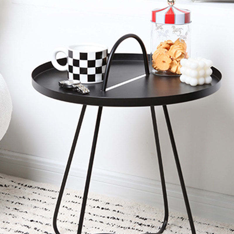 Minimalist Round Metal Coffee Table