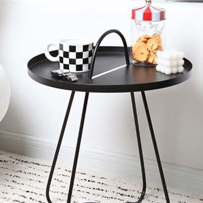 Minimalist Round Metal Coffee Table