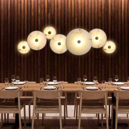 Modern Luxury Marble Iron LED Sconce
