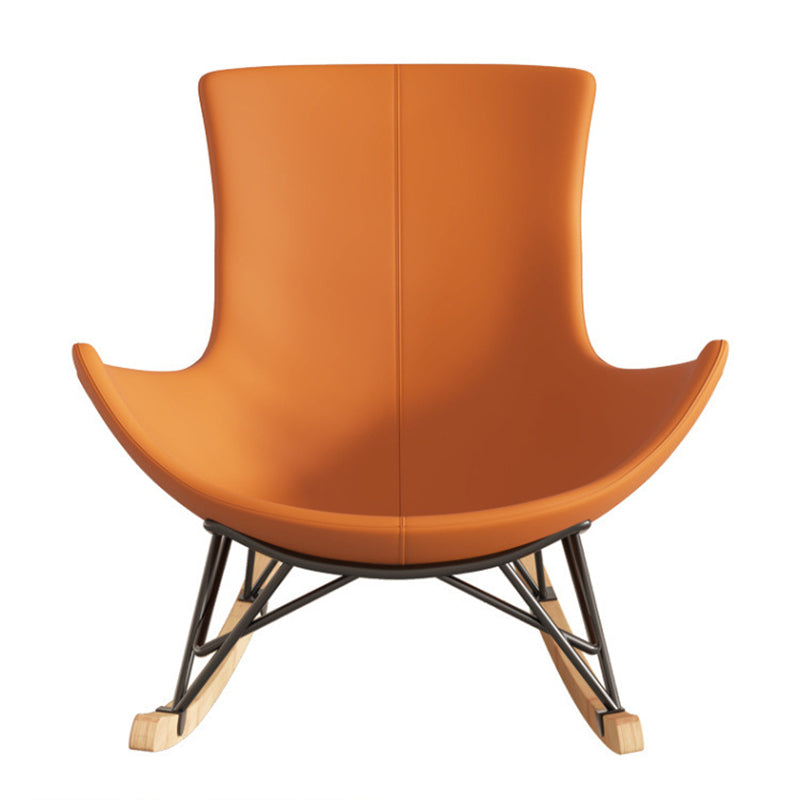 Contemporary Fabric Upholstered Rocking Chair