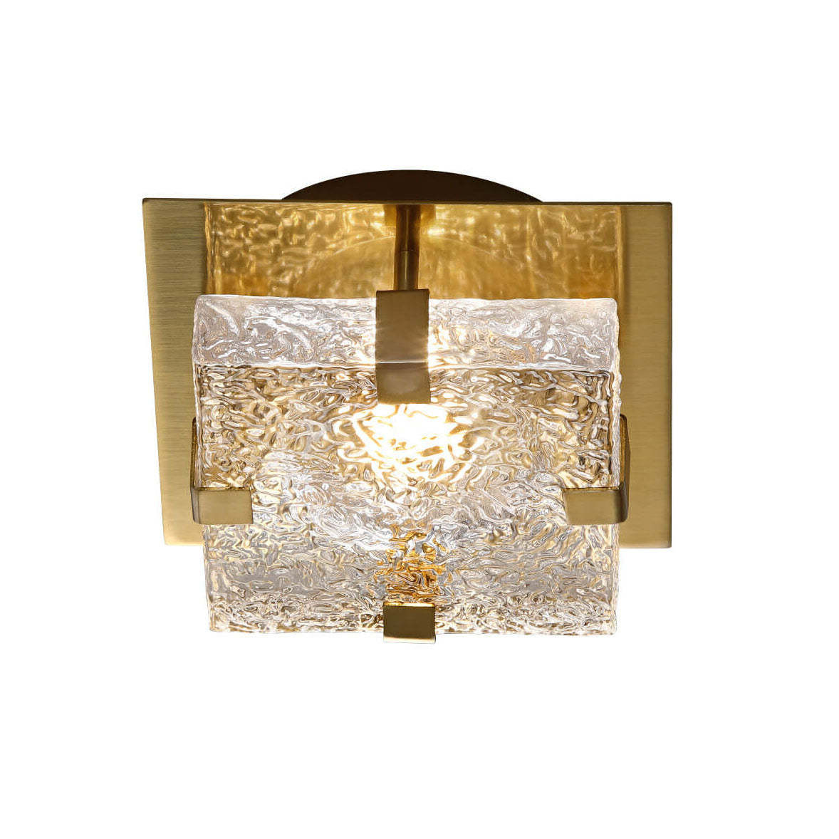 Nordic Luxury Crystal Cube LED Ceiling Light