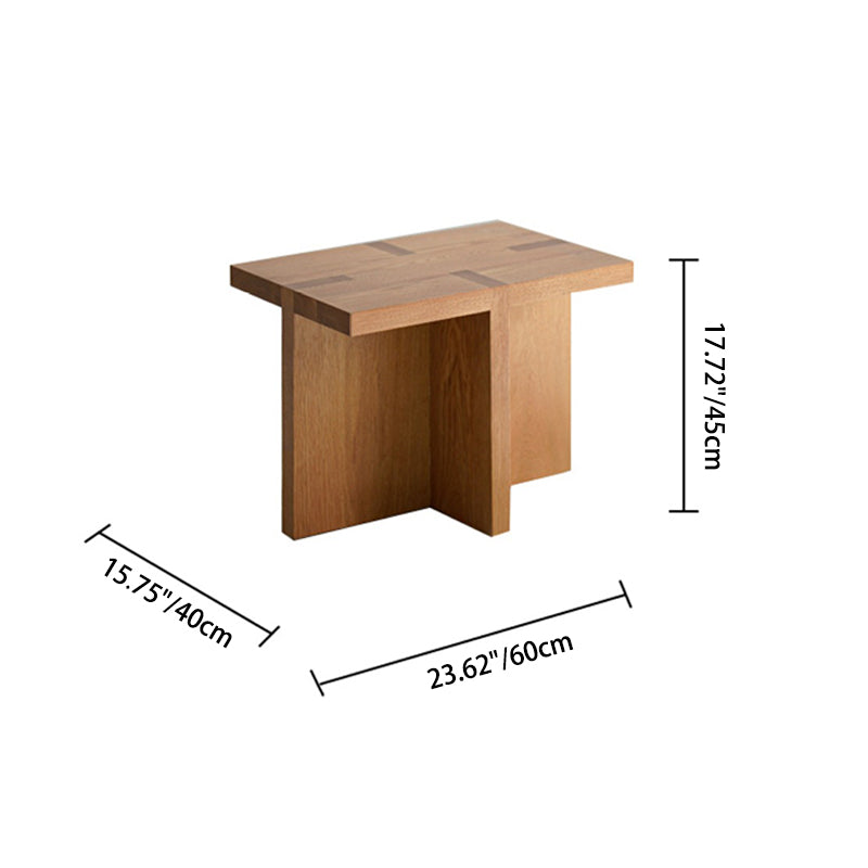 Japanese White Oak 3-Leg Side Table