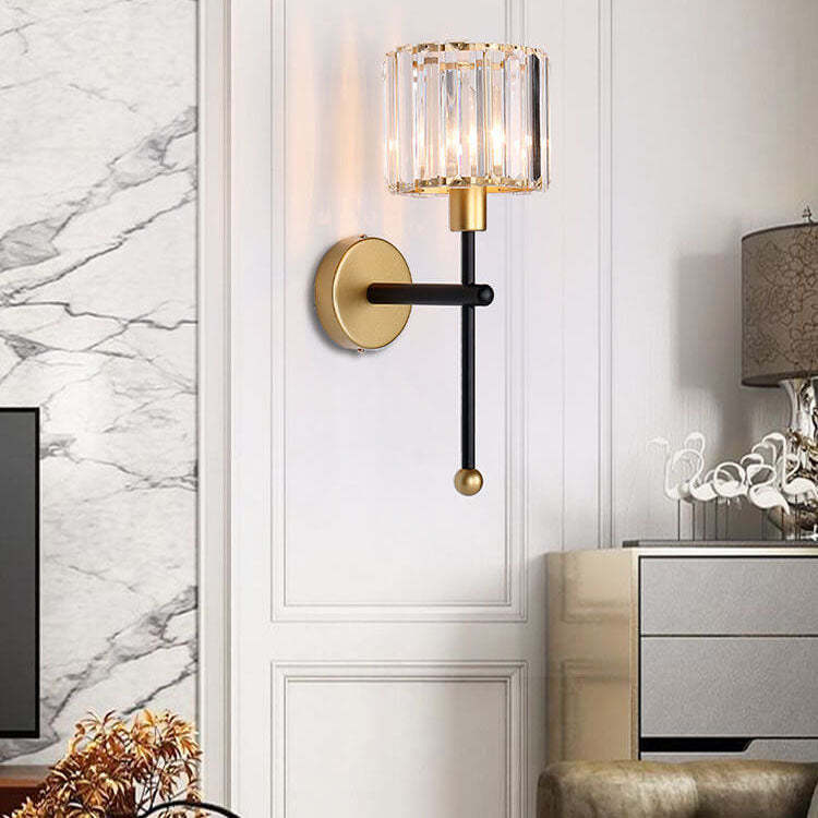 Vintage Luxury Crystal Bird Wall Sconce — A - Black + Gold / 110V-120V For US/CA
