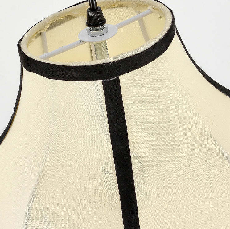 Oriental Handmade Oval Lantern Fabric Pendant