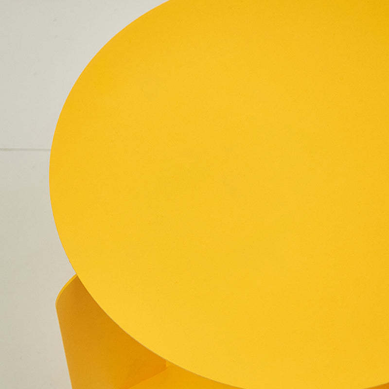 Minimalist Round Iron Coffee Table
