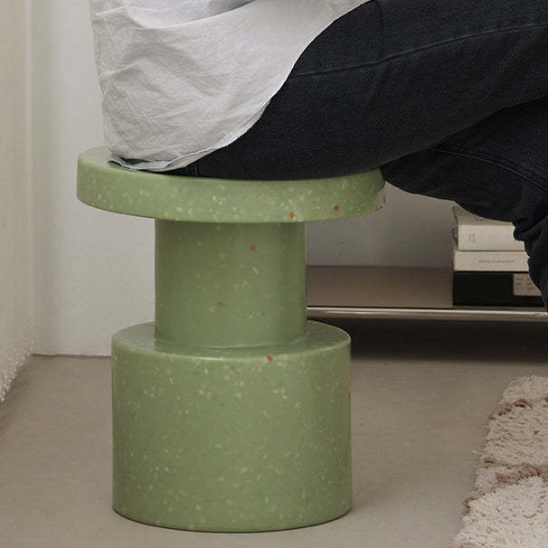 Scandinavian Round End Table