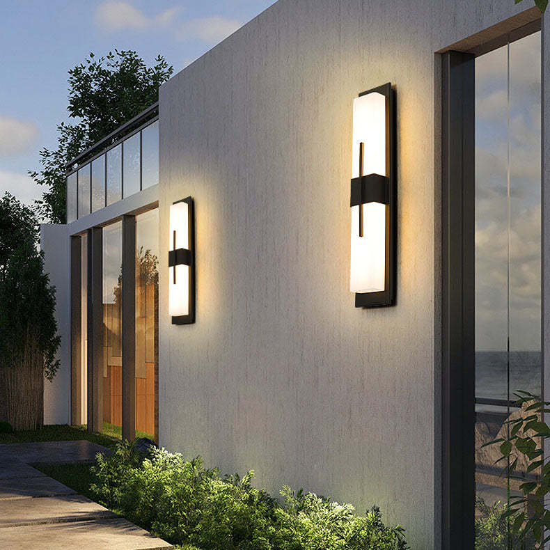 Minimalist Stainless Steel Outdoor Wall Sconce