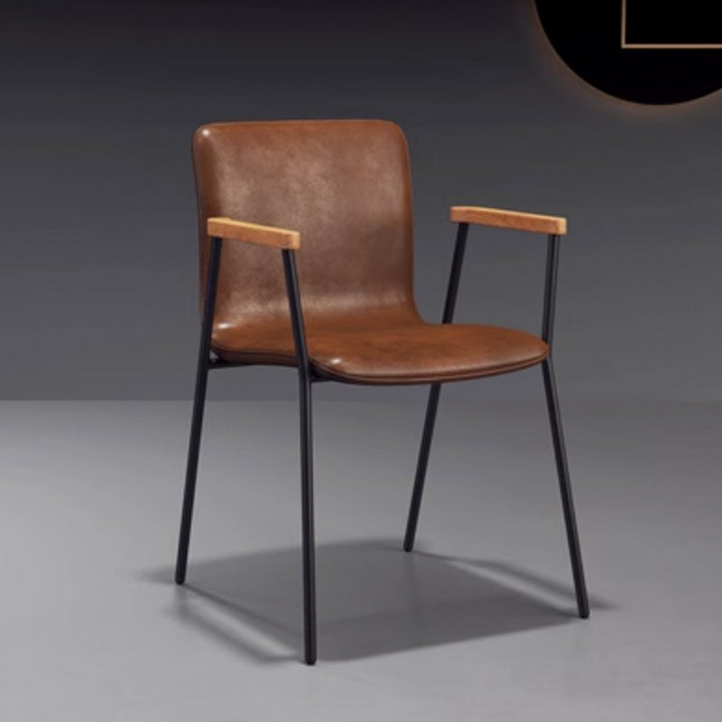 Faux Leather Upholstered Dining Chair