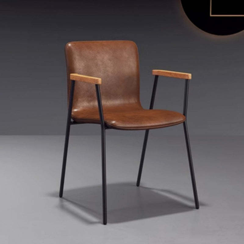 Faux Leather Upholstered Dining Chair