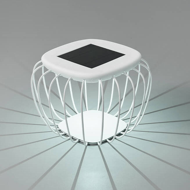Solar Minimalist Cage LED Outdoor Landscape Light