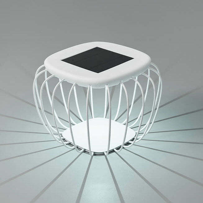 Solar Minimalist Cage LED Outdoor Landscape Light