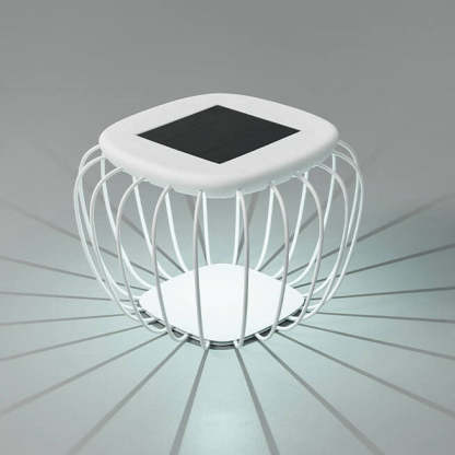 Solar Minimalist Cage LED Outdoor Landscape Light