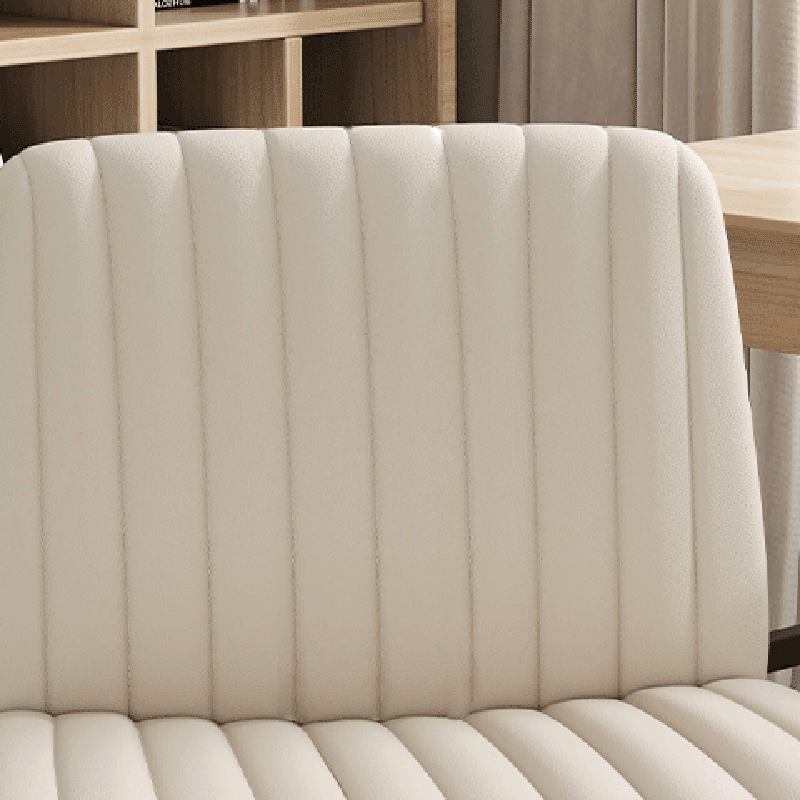 Minimalist Iron Leather Chair